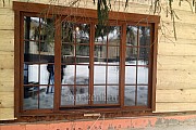 Штульповые двери из сосны в деревянном доме