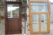 Готовые деревянные окна и двери